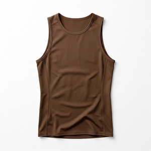 Débardeur de sport respirant pour homme 100 % polyester à séchage rapide, idéal pour l'entraînement et la course en extérieur - Product Image 3