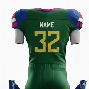 Conjunto de Uniforme de Fútbol Americano con Nuevo Diseño 2026 |   Camiseta Unisex de Manga Corta con Logotipo Personalizado Estampado |   100% Poliéster de Secado Rápido - Product Image 5