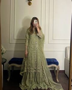 Designer Party Wear Look Pure Heavy Faux Georgette <b>Top</b> Plazzo & Dupatta Set - Product Image 1