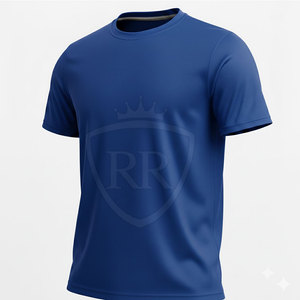 Comfort Men's Casual Blank <b>100</b>% <b>Polyester</b> Breathable Performance T-<b>Shirt</b> for Active Lifestyle Wear - Product Image 3