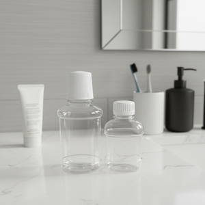 Flacone in <span class=keywords><strong>Plastica</strong></span> per Collutorio <span class=keywords><strong>di</strong></span> Alta Qualità, Antiscivolo, Design Ergonomico, Riutilizzabile, Confezione da Viaggio per Hotel e Bagno - Product Image 5