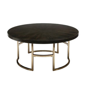 Table basse ronde en marbre tendance la plus vendue avec structure en métal doré, mobilier moderne pour salon, table centrale de luxe - Product Image 6