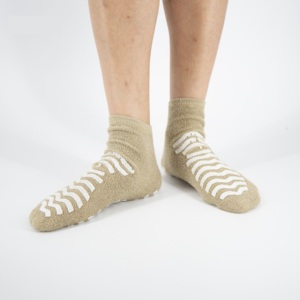 Haody Women Anti-Slip <b>Grip</b> <b>Socks</b> Winter Knitted Knee High Casual Warm Polyester Cotton Custom Logo Digital Print Compression - Product Image 5