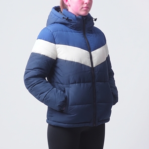 Wholesale Women's <b>Winter</b> Puffer Jacket Hooded <b>Thick</b> Bubble <b>Coat</b> Warm Two Tone Quilted Outerwear - Product Image 4