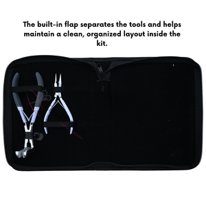 White Hair Extension tools Kit with Tape In Plier Beads Crimper Keratin Bond <b>Cutter</b> Hair Extension Plier Mini Hair Scissor Set - Product Image 5