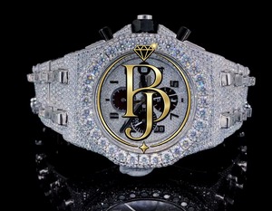 Reloj de Lujo Cuadrado para Hombre, de Acero Inoxidable, con Cuarzo, Diamantes Incrustados, Cristal Analógico, Resistente al Agua 10 Bar, Ecológico - Product Image 1