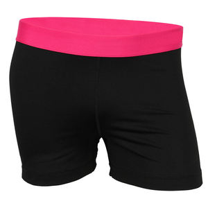 Shorts de compression taille haute pour femme, couleur unie, en Spandex/Nylon, pour la gym, le fitness, le yoga, l'entraînement, longueur 5'', sans coutures, vêtements de sport - Product Image 1