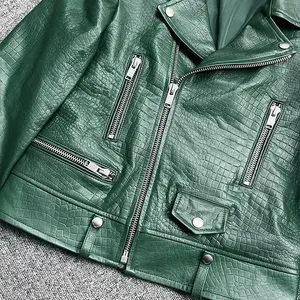 High Quality Stylish Women's Genuine <b>Leather</b> <b>Jacket</b> Slim Fit Design Wholesale Women <b>Leather</b> Wholesale Women <b>Leather</b> <b>Jacket</b> - Product Image 2