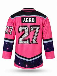 Maillot de hockey sur glace vintage pour hommes, New York Admirals, rétro, manches longues, respirant, col en V, uniforme sportif pour les matchs - Product Image 4