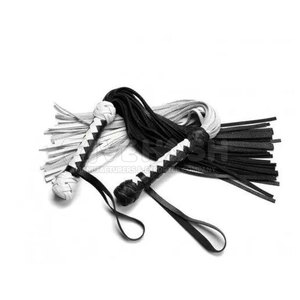 <b>Leather</b> <b>Flogger</b> Soft <b>Leather</b> Strips Flexible Design Smooth Handle <b>Leather</b> <b>Flogger</b> Simple Control Use - Product Image 2