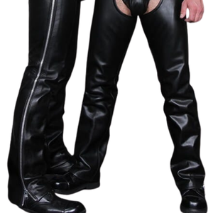 Pantalones de Cuero Formales de Invierno para Hombre de Primera Calidad con Cierre de Cordones, Impermeables, Ajuste Cómodo para un Look Único - Product Image 6