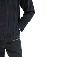 Chaqueta de Mezclilla para Hombre en Oferta, con Panel Frontal de Manga Larga, Cierre con Botones, Estilo Urbano, Invierno, Antibacteriana y Ecológica