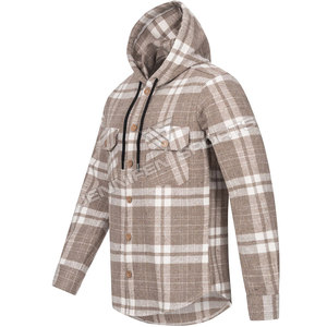 Camisas de Franela a Cuadros para Hombre con Doble Bolsillo en el Pecho, Venta al por Mayor en Colores Disponibles, Camisas de Trabajo a Cuadros de Moda, Dropshipping Disponible - Product Image 3