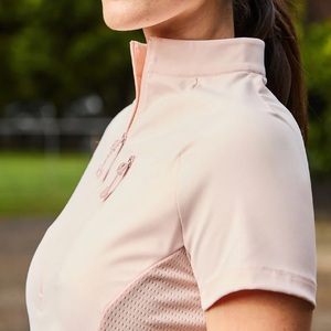 Camiseta de Equitación Elástica en 4 Direcciones de Alta Calidad, Camiseta Deportiva, Camiseta de Competición, Polo en Tejido Técnico Suave al Tacto - Product Image 4