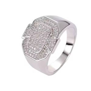 High Quality Lab Created Moissanite <b>Diamond</b> <b>Ring</b> for Luxury Fashion Wedding Jewelry Available for Affordable Price from India - Product Image 1
