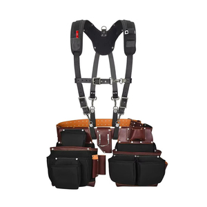 Different Size Multiple Pockets Customized Leather Tool Bags New Model Heavy Duty Comfortable Leather Tool Bags - Product Image 1