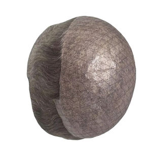 Toupee y Peluca de Cabello Humano Gris de Piel Fina, 100% Cabello Remy Indio, Rizado Kinky Yaki, Calidad Premium, Taz Hair Bangladesh, Trama Única - Product Image 5