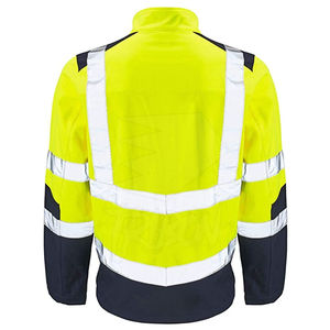 Veste de sécurité haute visibilité réfléchissante ANSI Classe 2 imperméable avec plusieurs poches, gilet de signalisation élégant, logo personnalisé - Product Image 2