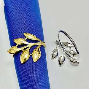 Anillos de Servilleta de Lujo Personalizados, Material Metálico, Latón Dorado, Accesorios de Decoración de Mesa, Anillo de Servilleta para Bodas, Venta al Por Mayor - Product Image 4