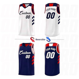 Nuevos Conjuntos de Uniformes de Baloncesto Sublimados Personalizados para Adultos, Ropa Deportiva Sublimada Transpirable de Secado Rápido que Absorbe la Humedad - Product Image 4