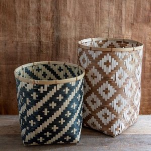 Eco Friendly Bamboo <b>Storage</b> <b>Basket</b> Handwoven Decorative Organizer <b>Basket</b> for Shelves Laundry <b>Toys</b> Office OEM ODM Wholesale - Product Image 1