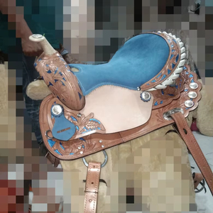 Selle anglaise artisanale en cuir véritable, respirante, confortable, sur mesure, absorbant la transpiration, respectueuse de l'environnement, vente en gros - Product Image 1