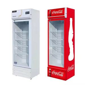 Réfrigérateur-Congélateur Vertical d'Exposition pour Supermarché, <span class=keywords><strong>1</strong></span>/2/3 Portes Vitrées, Réfrigérateur à Bières/Boissons - Product Image 1
