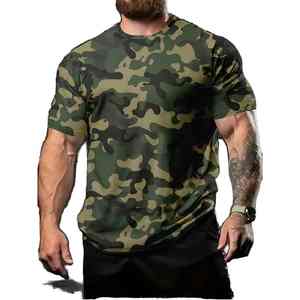 Camiseta de Hombre al por Mayor, Corte Clásico, Ligera, de Algodón, Manga Corta, Transpirable, con Logotipo Personalizado, 100% Algodón - Product Image 1