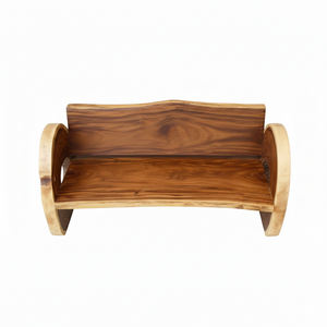 Mejor Precio: Banco de Madera de Suar con Borde Natural, Ecológico y Duradero para Sala de Estar, Jardín y Muebles de Exterior - Product Image 4