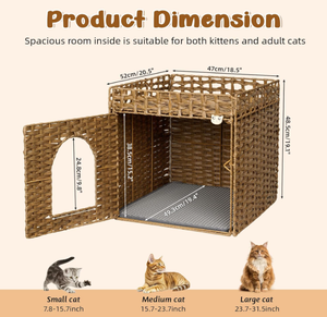 Jaula para Mascotas Artex HaiNam de Fibra Tejida, Cuadrada, Plegable, para Interiores, para Todas las Estaciones, Estilo Clásico para Perros - Product Image 6