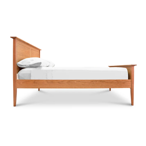 Traditional Tapered Leg Wooden <b>Double</b> <b>Bed</b> | Minimalist Shaker <b>Platform</b> <b>Bed</b> Wholesale - Product Image 4