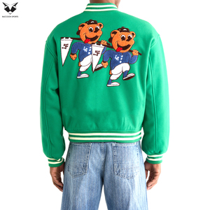 Customized Team Varsity Jacket High Quality Sublimated Embroidery Logo Personalized School University Letterman Jacket - Product Image 3