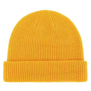 Minimal Beanie <b>Hat</b> Plain Knit Beanie <b>Hat</b> Soft Warm <b>Winter</b> Casual Outdoor Simple Fashion Style - Product Image 1