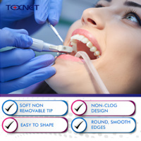 Tubo de Succión de Saliva Desechable Dental para Blanqueamiento Dental y Cirugía de Implantes, Tubo Curvo con Succión Débil