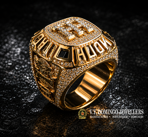 Bagues de championnat sportif en argent 925 et moissanite - Product Image 2