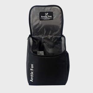 Sac à lunch isotherme Arctic Fox Mini et porte-repas - Gris, en néoprène, fermeture éclair, pour pique-nique, stockage alimentaire en extérieur - Product Image 5