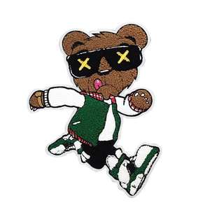 Personalized Name Logo Round 3.1" 8cm Iron on Sew on Chenille Fabric 3D Heart Vests <b>Jackets</b> Hats Tactical Gear - Product Image 6