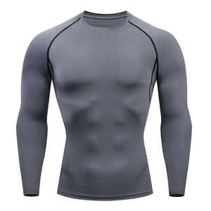 Maillot de surf personnalisé pour homme, protection UV, rashguard à manches longues, combinaison de plongée, séchage rapide, haut de compression - Product Image 5