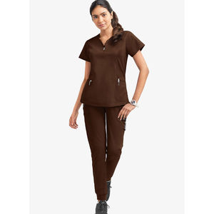 Nuevo Conjunto de Uniforme Médico para Mujer: Blusa de Manga Corta y Pantalones para Hospital, Doctoras y Cirugía - Product Image 1