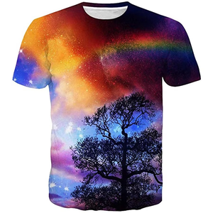 Camiseta Ligera y Transpirable para Hombre con Diseño Artístico de Galaxia y Nebulosa, Diseños de Lujo, Manga Corta, Opciones Personalizables, Servicios OEM - Product Image 2