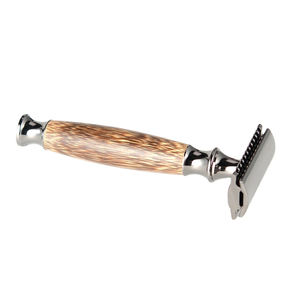 Rasoir de sécurité à double tranchant avec manche en bois pour hommes, personnalisé, vente en gros, produits de beauté les plus vendus 2026 - Product Image 1