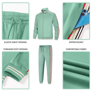 ชุดวอร์มฤดูหนาวคุณภาพสูงแบบมีฮู้ด ทรงเข้ารูป ระบายอากาศได้ดี สำหรับผู้ชาย พร้อมออกแบบโลโก้ตามสั่ง แบบยูนิเซ็กซ์ พร้อมลายปักแบบดิสเทรส - Product Image 5