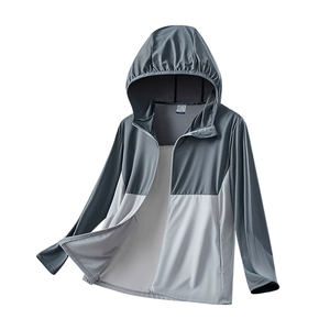 Vestes coupe-vent légères à capuche pour hommes, respirantes, imperméables, en coton, double couche, personnalisables, OEM Spring Men Outdoor. - Product Image 6