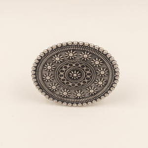 DIVYORO OXIDIZED SUNBURST MANDALA <b>HAIR</b> <b>PIN</b> - Product Image 1