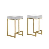Taburete de Bar de Altura Media de Metal y Madera de Estilo Industrial de Lujo con Reposapiés, Silla de Bar Moderna para Cocina