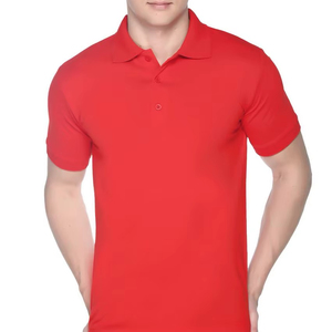 Camisetas de Malla Transpirable de Poliéster/Algodón para Hombre al por Mayor, Ligeras, de Alta Calidad, Tallas Grandes, Uniformes de Trabajo Personalizados - Product Image 1