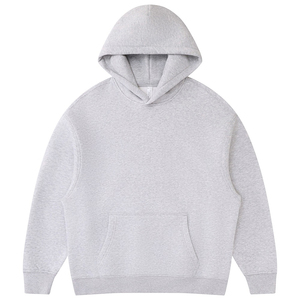 Sweat-shirts Street Fashion à Capuche Épais Personnalisables avec Logo Imprimé 100% Coton Délavé Anti-Rétrécissement Unisexe Uni Coupe Oversize Homme - Product Image 2