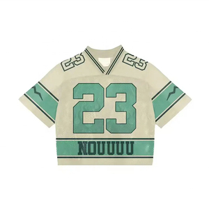 Camiseta de Fútbol Americano Personalizada Blanca y Verde 22, Impresión por Transferencia de Calor, Unisex, para Adultos, Transpirable, Sin Mangas, para Todas las Temporadas, 100% - Product Image 4