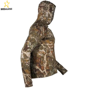 เสื้อฮู้ดลายพรางสำหรับล่าสัตว์แบบติดกระดุมสำหรับผู้ชาย - Product Image 1