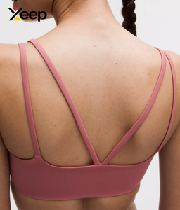 XEEP High Quality Women Yoga Sports <b>Bra</b> XC-SB-186 Solid Simple Breathable Adjustable <b>Straps</b> Removable Pads High Support Quick - Product Image 4